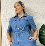 Vestido Chambray Azul