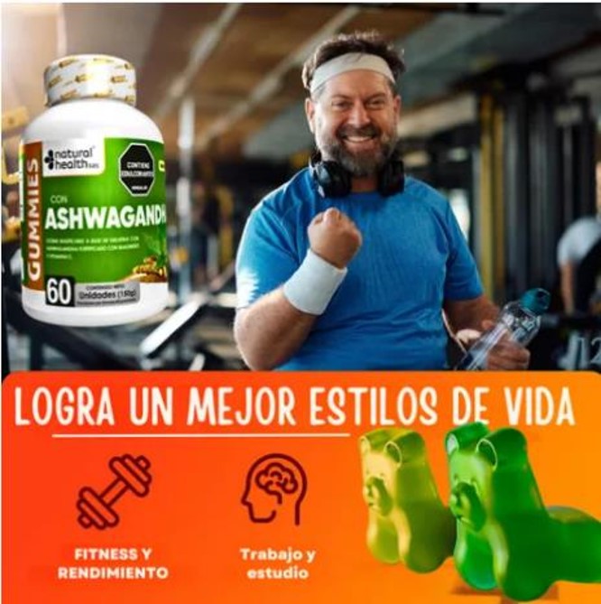 GOMITAS DE ASHAWANDA X 60 Unds