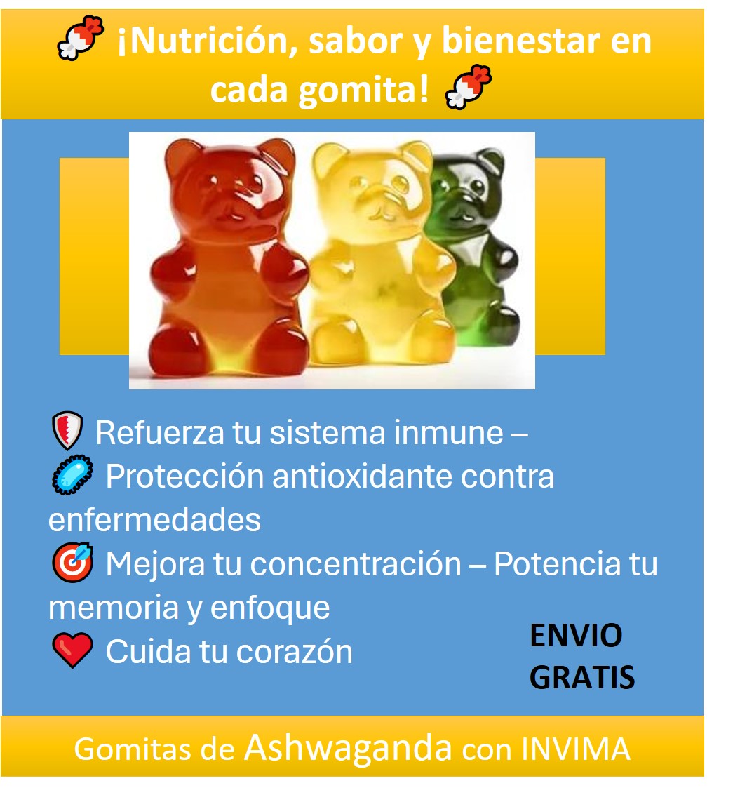 GOMITAS DE ASHAWANDA X 60 Unds