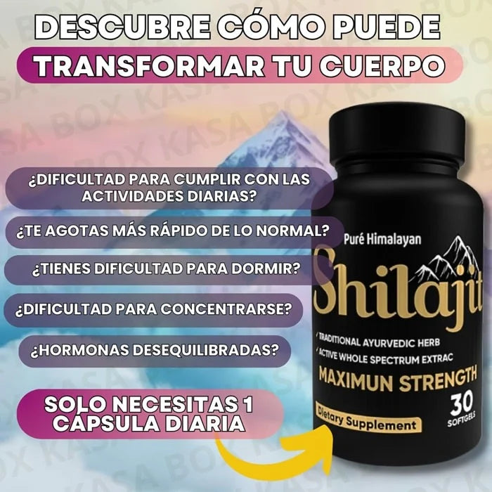 COMBO Prostate plus y Shilajit Softgels
