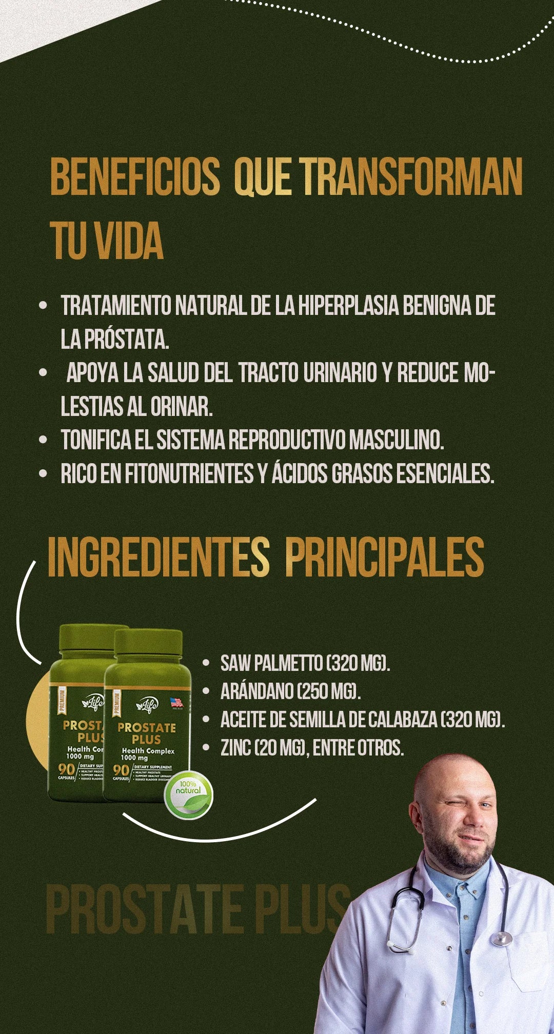 COMBO Prostate plus y Shilajit Softgels