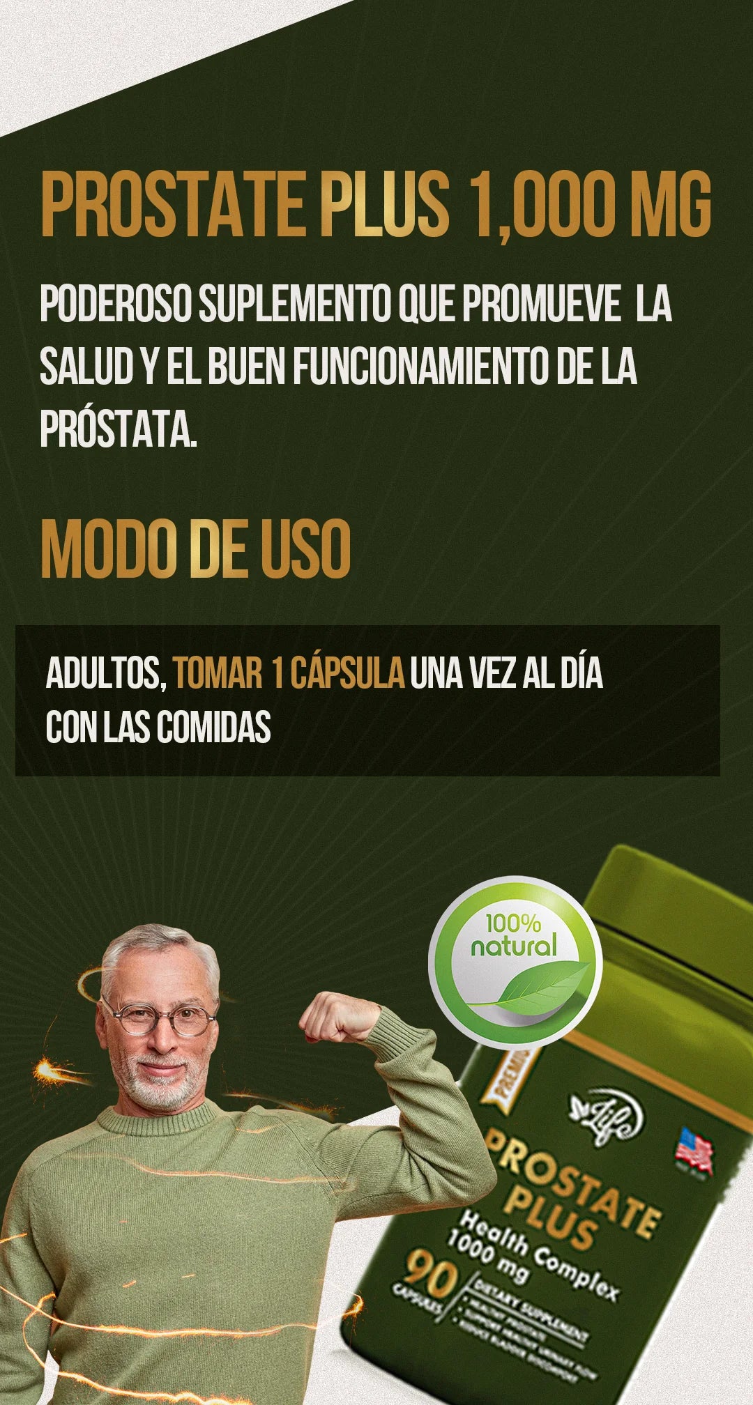 COMBO Prostate plus y Shilajit Softgels