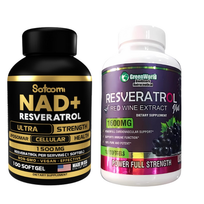 Combo 1 Nad + 1 Resveratrol